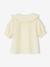 Blouse vichy grand col volanté fille jaune pâle 2 - vertbaudet enfant 