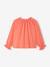 Blouse ample en gaze de coton fille corail 2 - vertbaudet enfant 