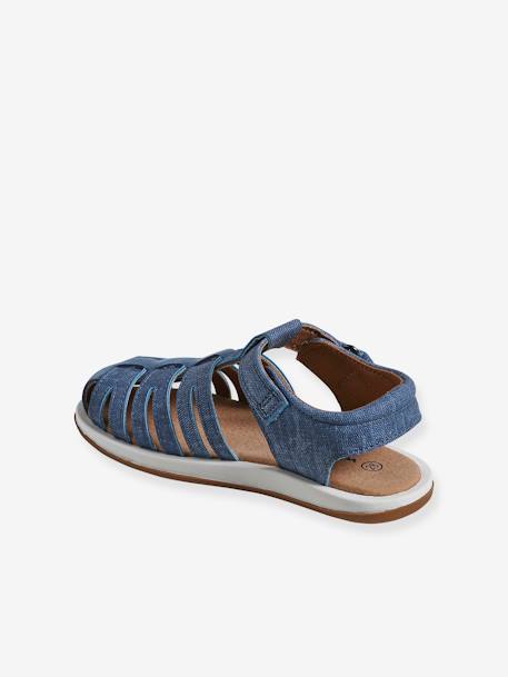 Sandales scratchées enfant collection maternelle bleu jean 3 - vertbaudet enfant 