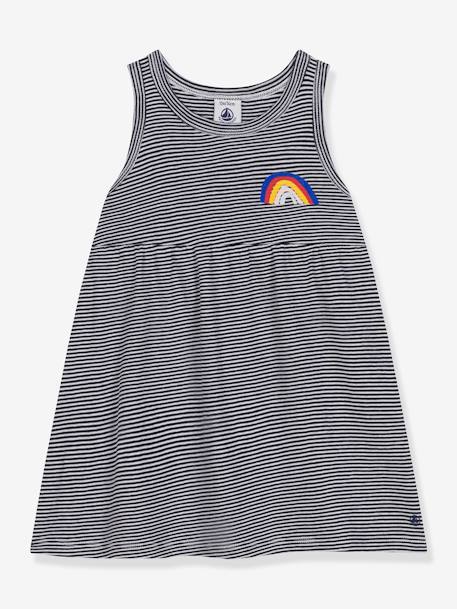 Robe sans manches bébé PETIT BATEAU bleu 1 - vertbaudet enfant 