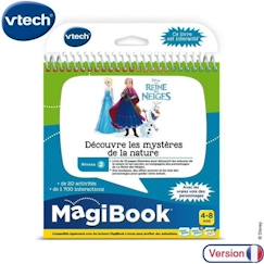 Livre Interactif Magibook - VTECH - La Reine des Neiges - Niveau 2 - 4 ans - Autocollants inclus  - vertbaudet enfant