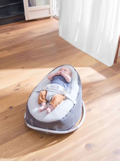 Transat et pouf Doomoo Nid BABYMOOV blanc / gris 8 - vertbaudet enfant 