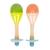 Maracas en bois massif robuste - SMALL FOOT - Groovy Beats - Pour enfant - Multicolore BLANC 2 - vertbaudet enfant 