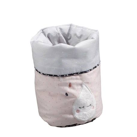 Panières gigognes en tissu en coton - SAUTHON - Miss Fleur de Lune - Bébé - Enfant - Rose ROSE 3 - vertbaudet enfant 