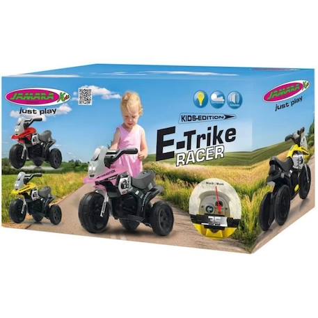 Tricycle électrique pour enfant Jamara E-Trike Racer Rose - 6V Batterie ROSE 4 - vertbaudet enfant 