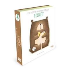 Jouet-Livre sonore - Sassi Junior - Petits habitants de la forêt - Mixte - 24 mois - Blanc, marron et vert