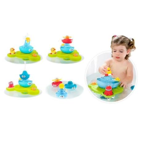 Jouet de bain La Fontaine magique - YOOKIDOO - 7 pièces empilables - Mixte - A partir de 12 mois VERT 3 - vertbaudet enfant 