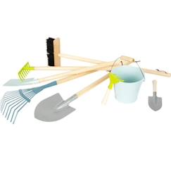 Jouet-Jeux d'imitation-Maison, bricolage et métiers-Set d'outils de jardin pour enfants - Small Foot - Grand Set - Multicolore - Mixte - 3 ans et plus