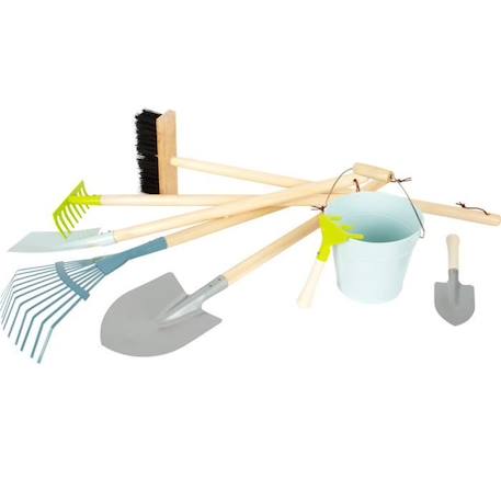 Set d'outils de jardin pour enfants - Small Foot - Grand Set - Multicolore - Mixte - 3 ans et plus BEIGE 1 - vertbaudet enfant 