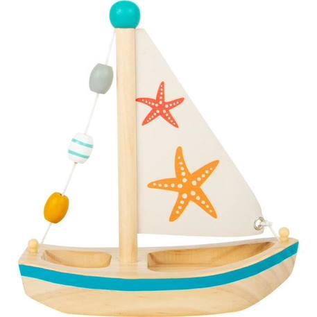 Jouet aquatique Voilier Etoile de mer - Small Foot - Bois - Pour enfant à partir de 3 ans BEIGE 2 - vertbaudet enfant 