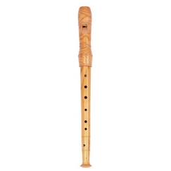Jouet-Jeux éducatifs-Jeux scientifiques-Flûte à bec jouet en bois 32 cm - GOKI - Scolaire - 8 trous - Doigté baroque
