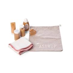 Kit d'entretien pour poupées - byAstrup - 7 pièces - Marron et blanc - Pour filles de 3 ans et plus  - vertbaudet enfant