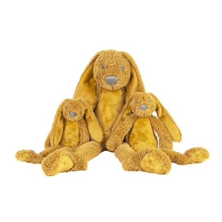 Peluche Lapin Richie Ocre 58 cm - Happy Horse - Douceur et Tendresse JAUNE 2 - vertbaudet enfant 