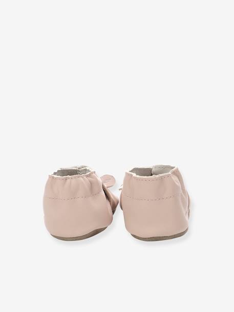 Chaussons cuir souple bébé Sweety dog ROBEEZ© bleu+rose 9 - vertbaudet enfant 