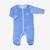 Pyjama naissance - TROIS KILOS SEPT - Tout doux en velours - Bleu - Bébé - Garçon BLEU 1 - vertbaudet enfant 