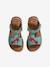 Sandales scratchées cuir enfant collection maternelle turquoise 4 - vertbaudet enfant 