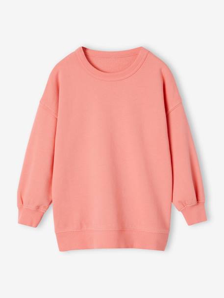 Fille-Sweat long grand motif au dos fille