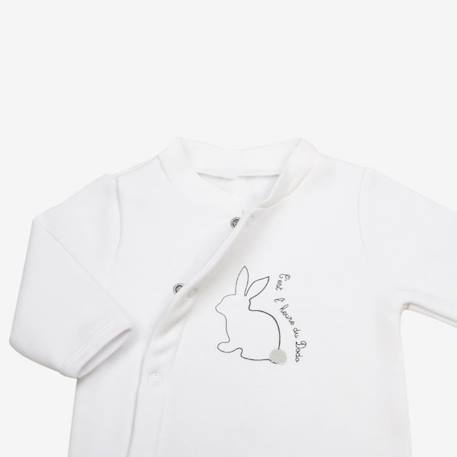 Pyjama dors-bien - TROIS KILOS SEPT - Bébé - Mixte - Blanc BLANC 4 - vertbaudet enfant 