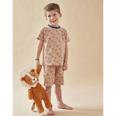 Pyjama 2 pièces en jersey imprimé tortues MARRON 1 - vertbaudet enfant 