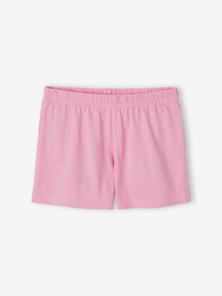 Pyjashort bicolore fille Disney® Minnie Blanc/rose 3 - vertbaudet enfant 