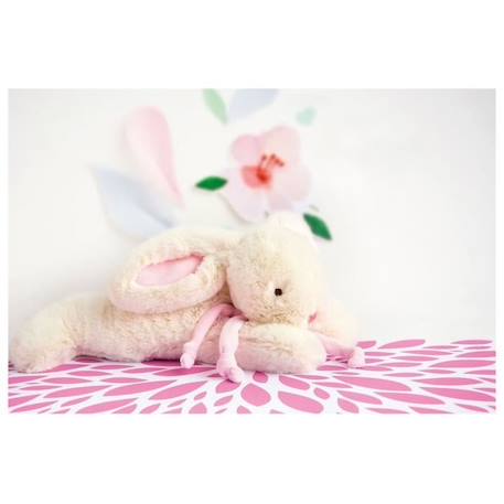 DOUDOU ET COMPAGNIE Lapin Bonbon - Lapin Bonbon Rose  30cm BLANC 4 - vertbaudet enfant 