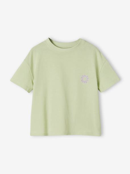 Tee-shirt uni Basics fille manches courtes  - vertbaudet enfant