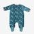Pyjama dors-bien - TROIS KILOS SEPT - Bébé Fille - Bleu canard - Velours BLEU 4 - vertbaudet enfant 
