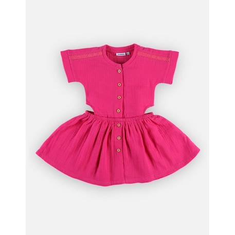 Robe à découpes côtés ROUGE 1 - vertbaudet enfant 