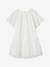 Robe cérémonie en tulle à paillettes fille manches papillon écru 4 - vertbaudet enfant 