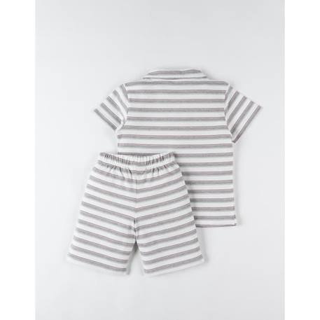 Pyjama 2 pièces rayé en jersey BEIGE 4 - vertbaudet enfant 