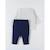 Set t-shirt rayé + pantalon denim BLEU 4 - vertbaudet enfant 