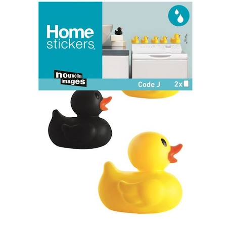 Sticker mural Petits canard jaunes JAUNE 2 - vertbaudet enfant 