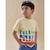 T-shirt imprimé 'surf' manches courtes, multicolore BLEU 1 - vertbaudet enfant 