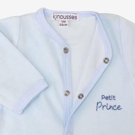 Pyjama bébé - TROIS KILOS SEPT - Petit prince - Bleu - Garçon BLEU 3 - vertbaudet enfant 
