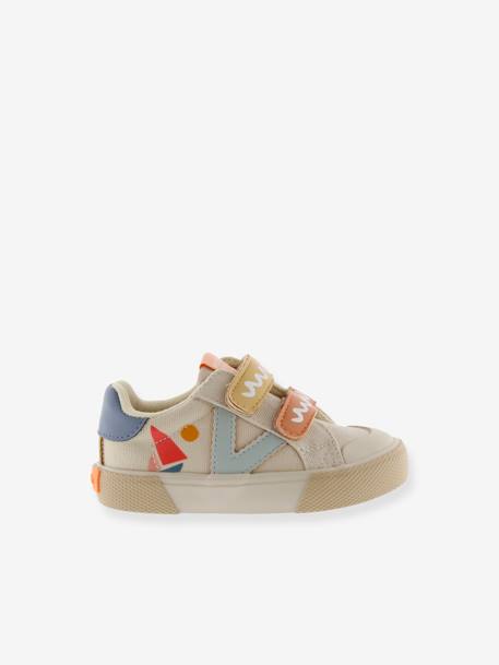 Baskets enfant Tribu Tiras Print Multicolor 1065181 VICTORIA® beige+bleu jean 3 - vertbaudet enfant 