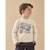 T-shirt longues manches imprimé 'Buffalo land' BEIGE 1 - vertbaudet enfant 