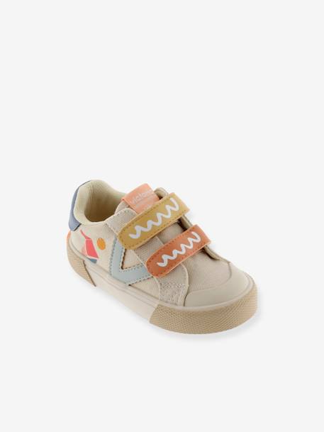 Baskets enfant Tribu Tiras Print Multicolor 1065181 VICTORIA® beige+bleu jean 1 - vertbaudet enfant 