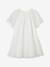 Robe cérémonie en tulle à paillettes fille manches papillon écru 3 - vertbaudet enfant 