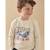 T-shirt longues manches imprimé 'Buffalo land' BEIGE 2 - vertbaudet enfant 