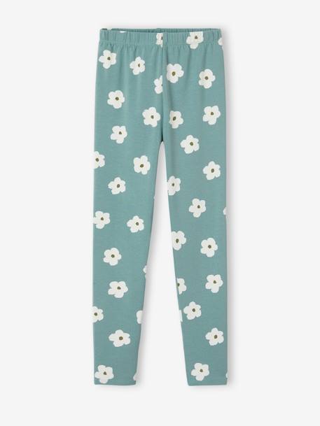 Legging imprimé fille beige+écru+vert+vert émeraude 10 - vertbaudet enfant 