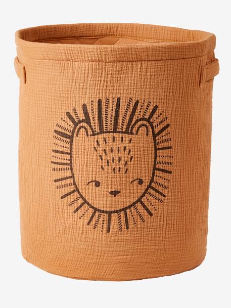 Panier de rangement tigre en gaze de coton ETHNIC cannelle 1 - vertbaudet enfant 