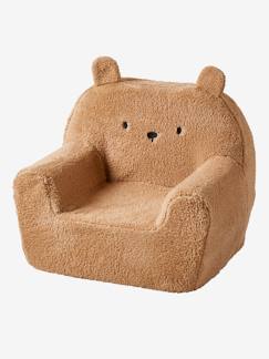 -Fauteuil en mousse et sherpa Ourson