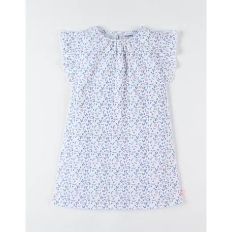 Robe de nuit imprimé fleuri en jersey BLEU 4 - vertbaudet enfant 