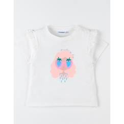 T-shirt manches courtes imprimé petite fille  - vertbaudet enfant