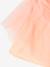 Jupon cérémonie en tulle pailleté fille beige irisé+écru+rose nude 12 - vertbaudet enfant 