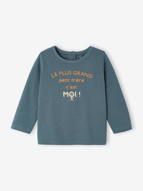 T-shirt à message bébé manches longues  - vertbaudet enfant