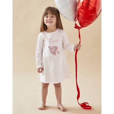 Robe de nuit oiseau en jersey ROSE 1 - vertbaudet enfant 