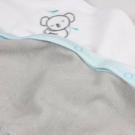 Pyjama bébé 1 mois - TROIS KILOS SEPT - en velours - gris - broderie koala GRIS 4 - vertbaudet enfant 