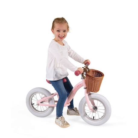 Draisienne Bikloon Métal Vintage Rose - JANOD - Pour Enfant de 3 à 6 Ans - Selle Réglable - Pneus Gonflables ROSE 3 - vertbaudet enfant 