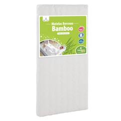 Chambre et rangement-Literie-Matelas-Matelas de Berceau Bamboo - Babysom - 90x40 cm - Viscose Douce et Fraîche - Épaisseur 5 cm - Oeko-Tex®